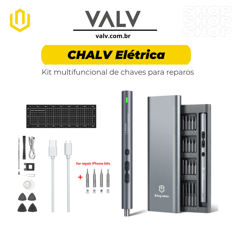 CHAVE Elétrica - Kit Multifuncional De Chaves Para Reparo