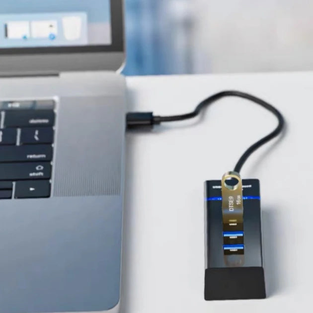 Hub USB 3.0 - Hub Expansor Rápido - 4 Portas